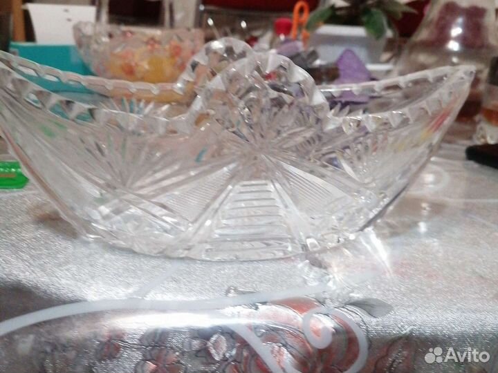 Хрустальная ладья ссср, салатник