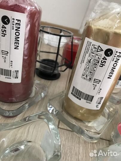 Свечи и подсвечники Икеа