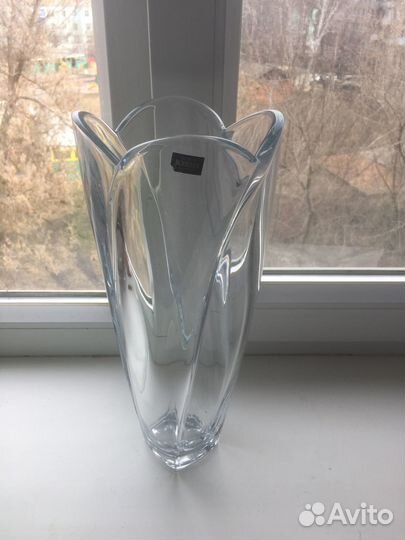 «crystalite bohemia ваза для цветов 35см»