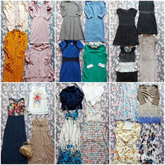 5 больших пакетов женских вещей 42,42-44 размер