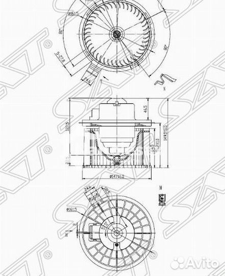Мотор отопителя салона nissan tiida 11