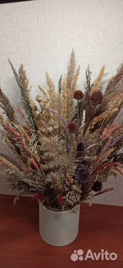 Сухоцветы композиция