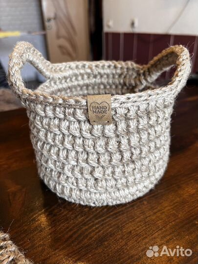 Изделия из джута ручная работа