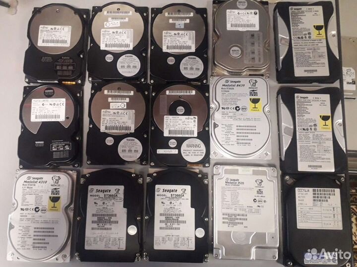 Ретро комплектующие для компьютера и другое