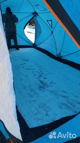 Палатка зимняя 3х слойная двойной куб 240*480*200 объявление продам