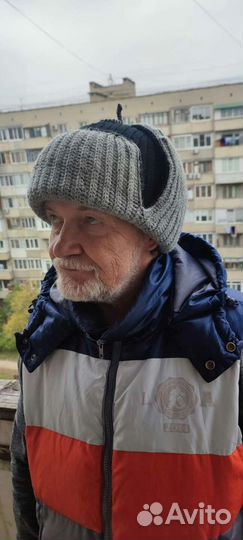 Шапка-ушанка двухсторонняя. Унисекс