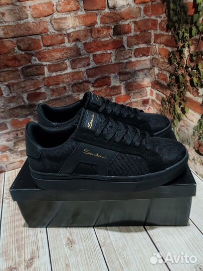 Мужские классические кеды Santoni