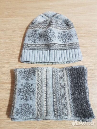 Комплект шапка и шарф