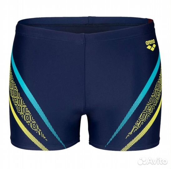 Плавки Мужские Arena Graphic Boxer Navy