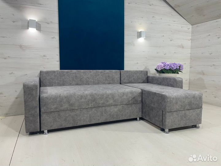 Диван евроугол раскладной удобный