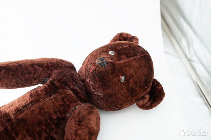 Медведь плюшевый 30 годы СССР опилочный