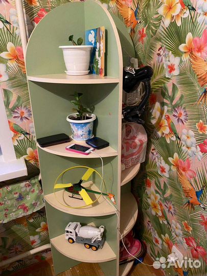 Подставка для цветов напольная деревянная