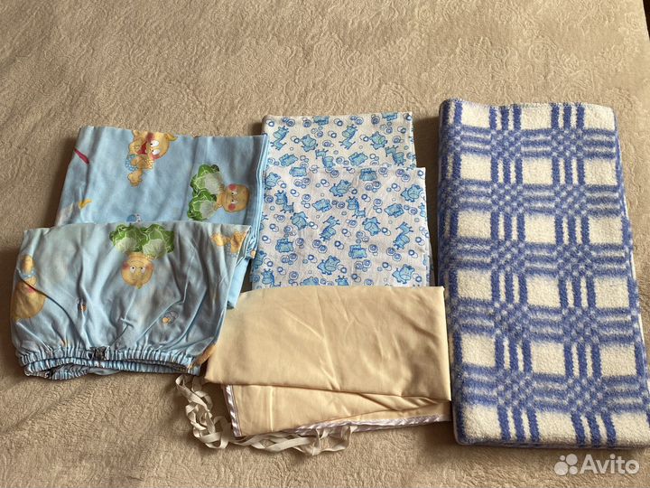 Комплект в кроватку. Ортопедическая подушка