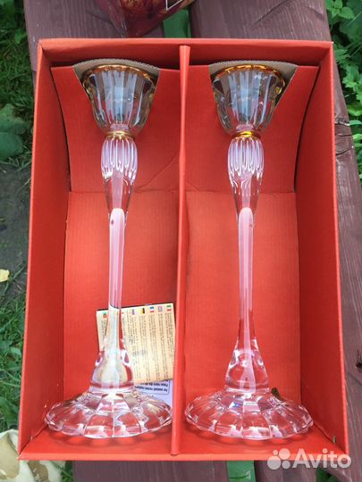 Хрустальные подсвечники
