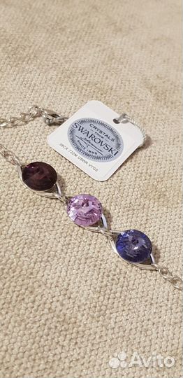 Браслет с кристаллами Swarovski