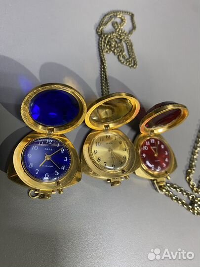 Часы механические заря СССР лотом 3шт