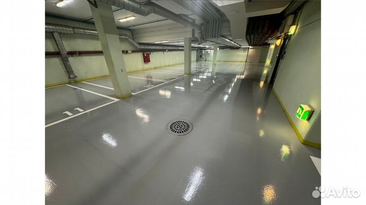 Промышленные полы для подземного паркинга