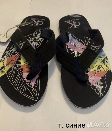 Шлепанцы мужские летние сланцы Кельвин CK