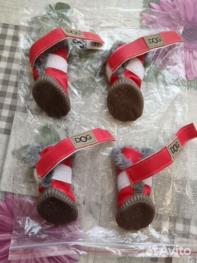 Сапожки для собак мелких пород