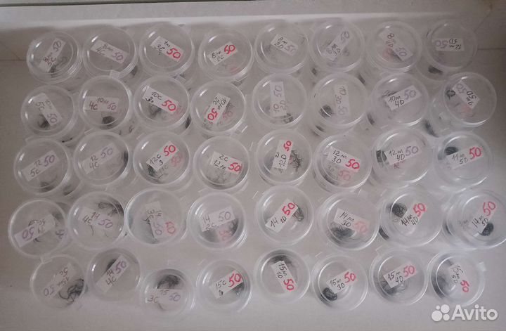 Готовые пучки для наращивания ресниц