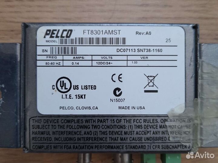 1 канальный видео трансмиттер