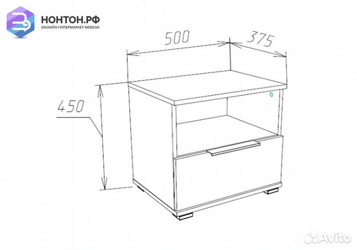 Тумба прикроватная Венеция