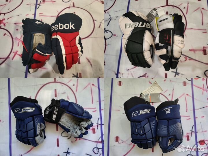 Только Оригинал Хоккейные перчатки 13 14 15