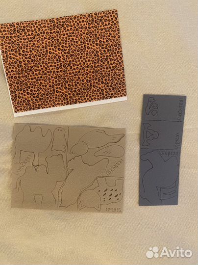 Нарезка из фетра Африка