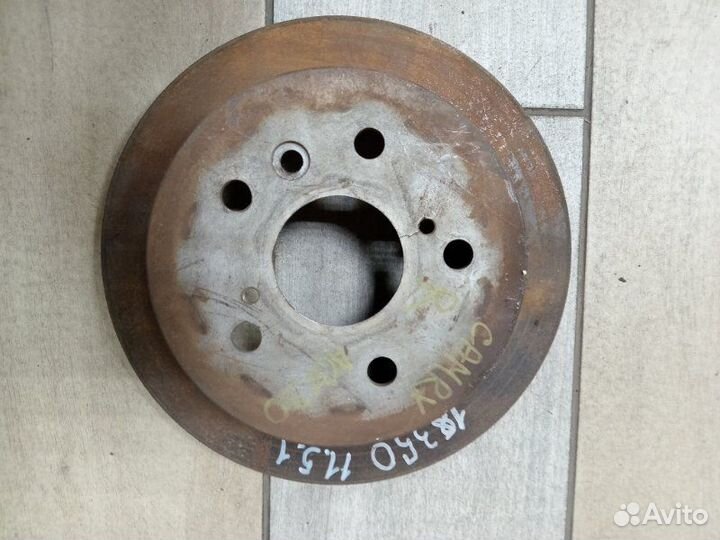 Диск тормозной (задний) Toyota Camry ACV30 2AZ-FE