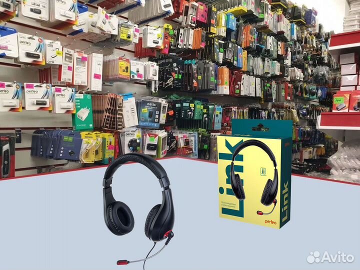 Наушники с разъемом для компьютера link perfeo