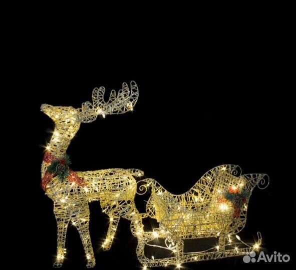 Олень светодиодный