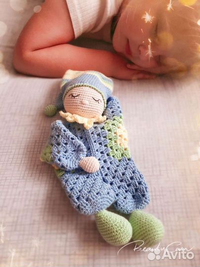 Игрушка-сплюшка амигуруми