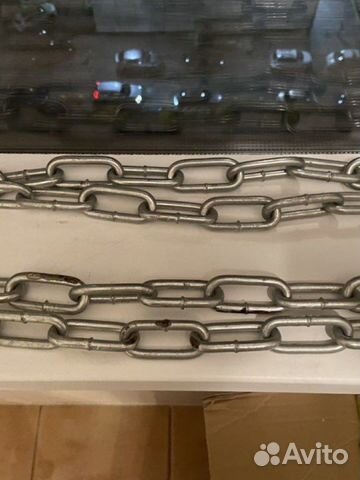 Цепь 2 м для велозамка оцинкованная