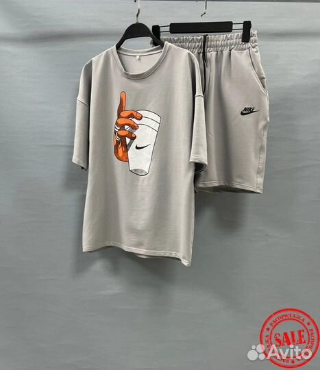 Спортивный костюм nike (футболка+шорты)