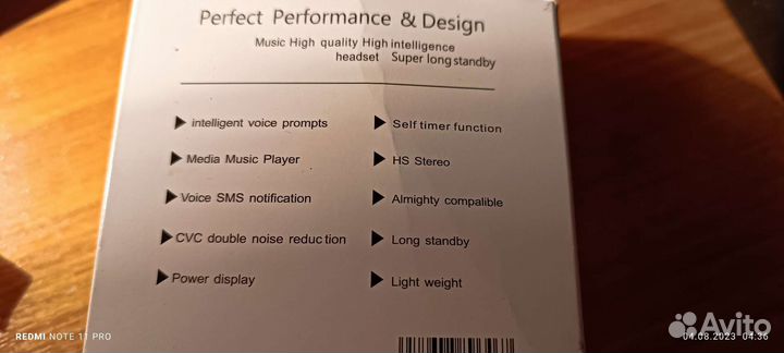 Блютуз наушник