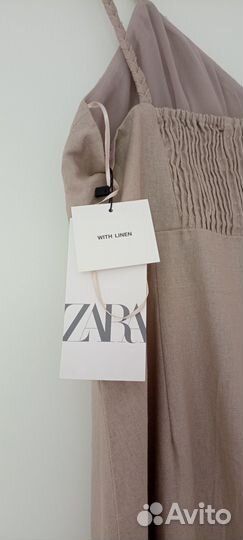 Сарафан zara льняной