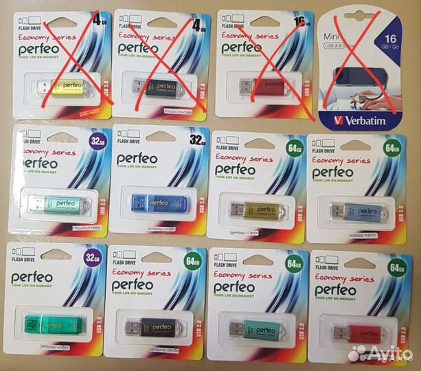 Флешки microSD, SD, USB