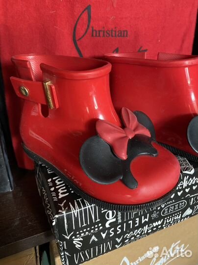 Резиновые сапоги mini melissa оригинал