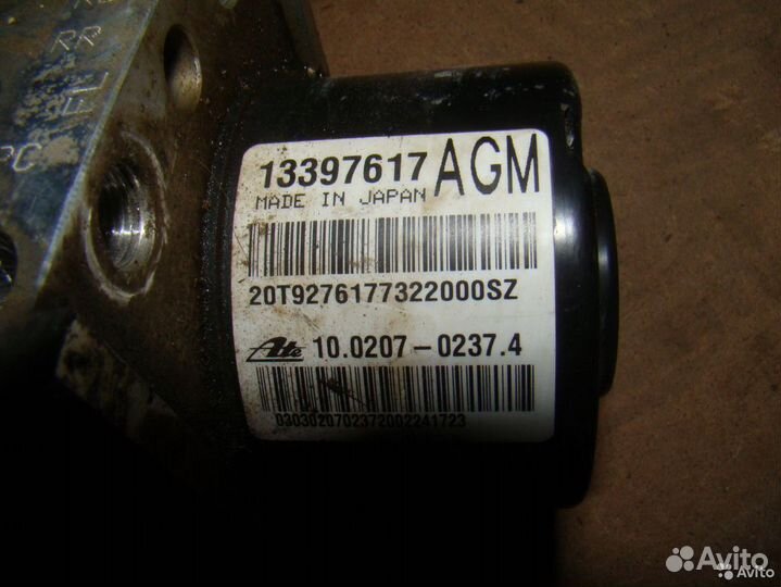 Блок ABS (насос) Chevrolet Cruze (J300)