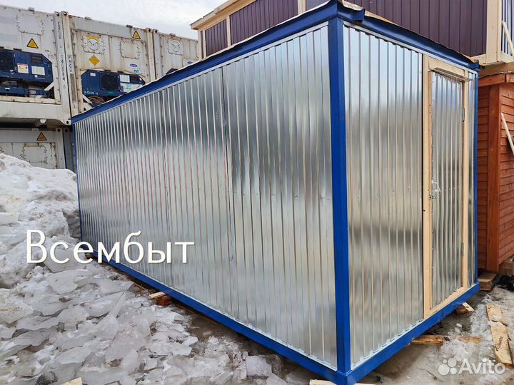 Новый вагончик бытовка с доставкой на манипуляторе