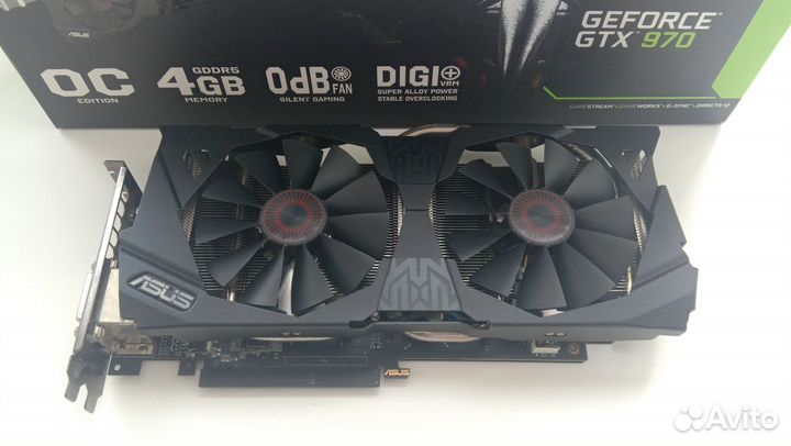 Видеокарта Asus strix GeForce gtx970 4gb ddr5