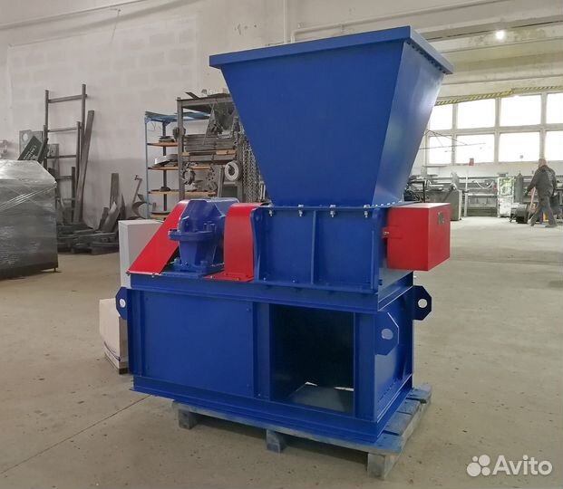 Двухвальный шредер дшв-мини 400, усиленный