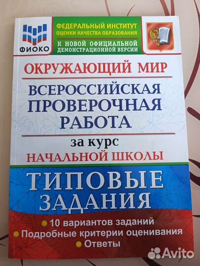 Рабочие тетради ВПР по окружающему миру 4 класс