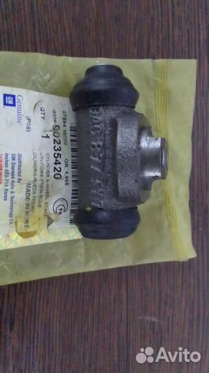 Цилиндр тормозной задний Nexia 90235420