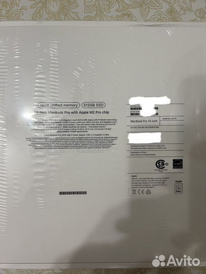 Новый Apple MacBook Pro 14 M2 Pro 512 Gb