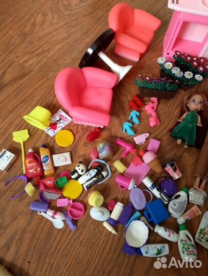 Кукла Барби, мебель и аксессуары(много). лот