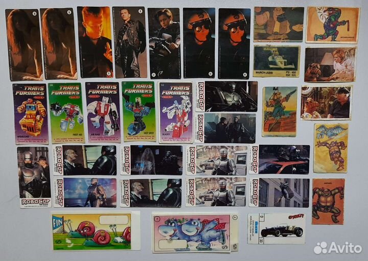 Наклейки от жвачек 90 х