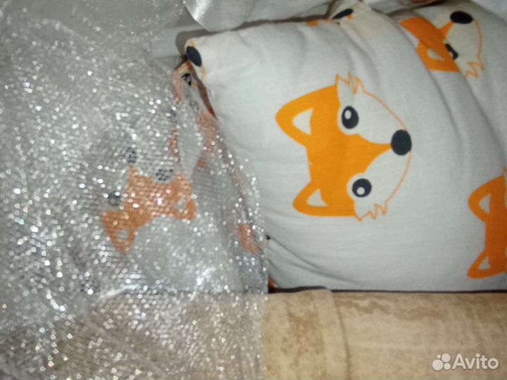 Бортики в кроватку и болдахин