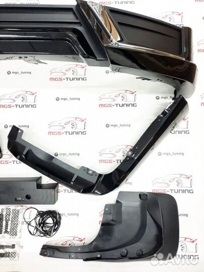 Обвес TRD Toyota Land Crusier 200 2015+ (Черный)