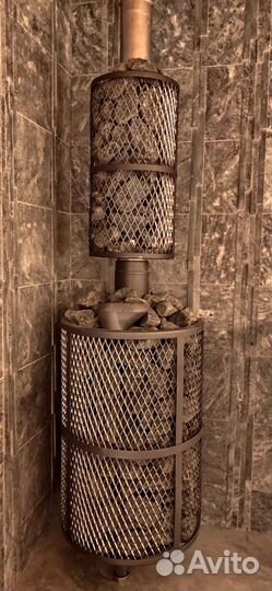 Камни для банной печи (колотый / обвалованный)